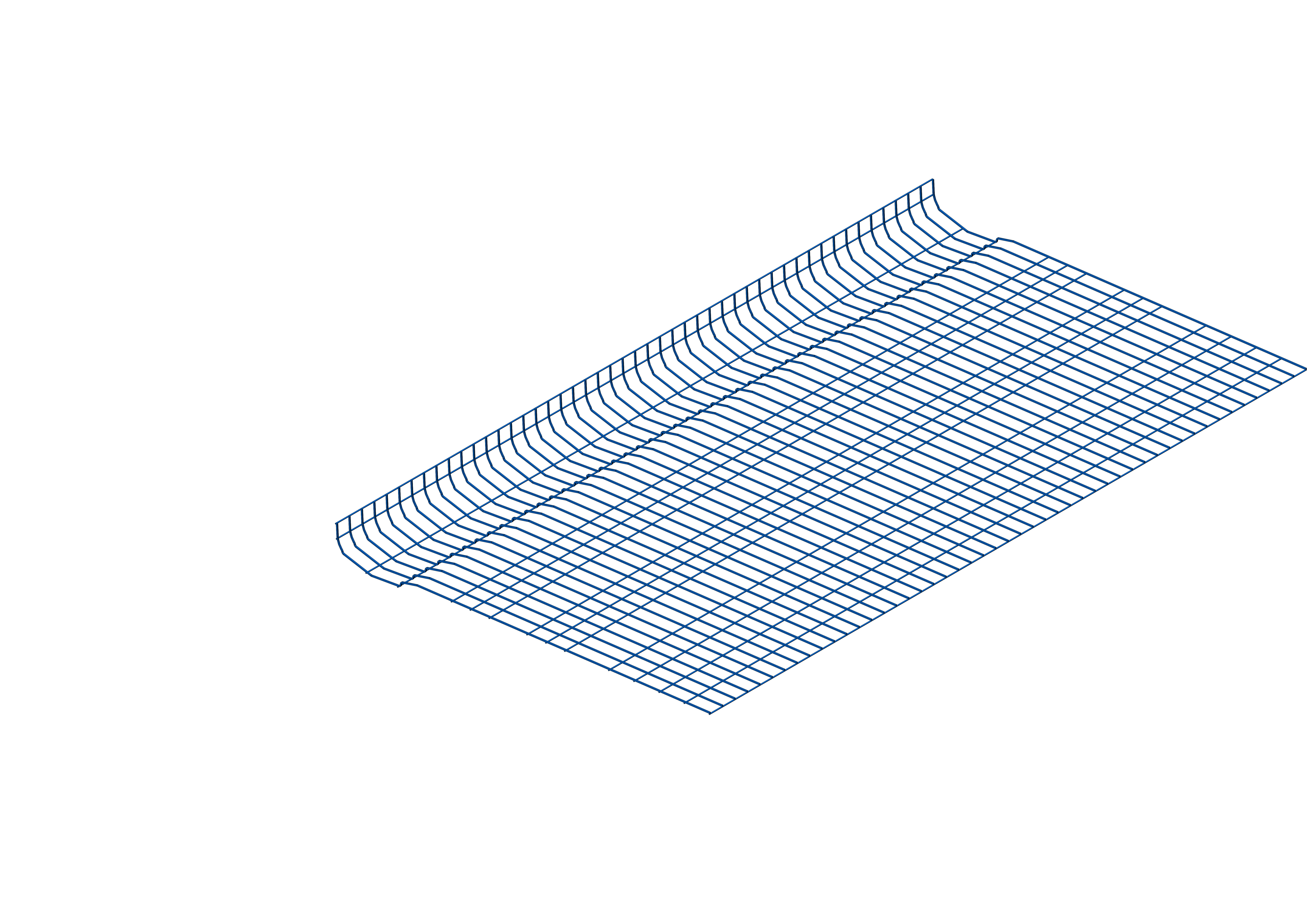 Wire mesh f/ bottom grid 1206 1"x1,5" Zn MCZ UV600 E115(E-S)